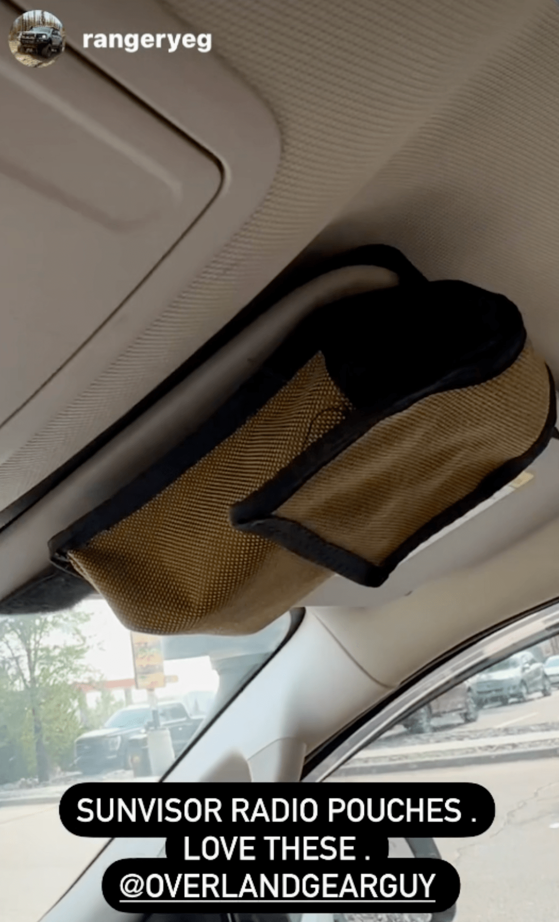Sun Visor Radio Pouch - Xtrusion Overland