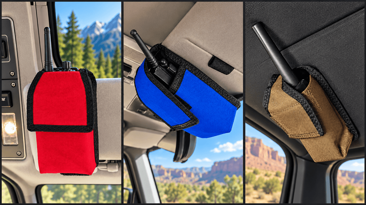 Sun Visor Radio Pouch - Xtrusion Overland