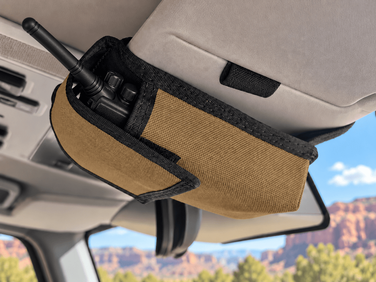 Sun Visor Radio Pouch - Xtrusion Overland