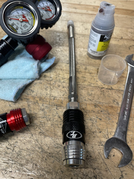 Super Stiffy Regulator Coupler Upgrade - 10" Stainless Steel Braided Super Coupler Extension - Xtrusion Overland