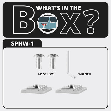 Switch Panel and Radio Mounting Hardware Kit | ONLY for use with Tackform - Slim Track and TRAXX™ - Fast Track - Xtrusion Overland