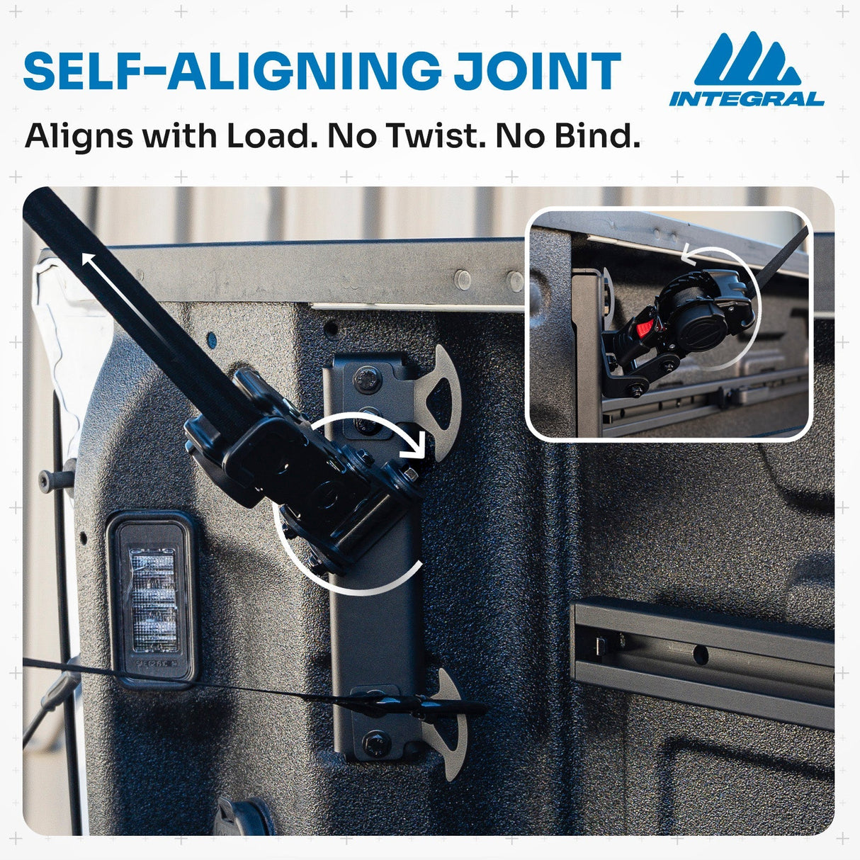 Swivel Strap™ Mounts - Chevrolet Silverado & GMC Sierra - (1500 2019+, HD 2020+) - Xtrusion Overland