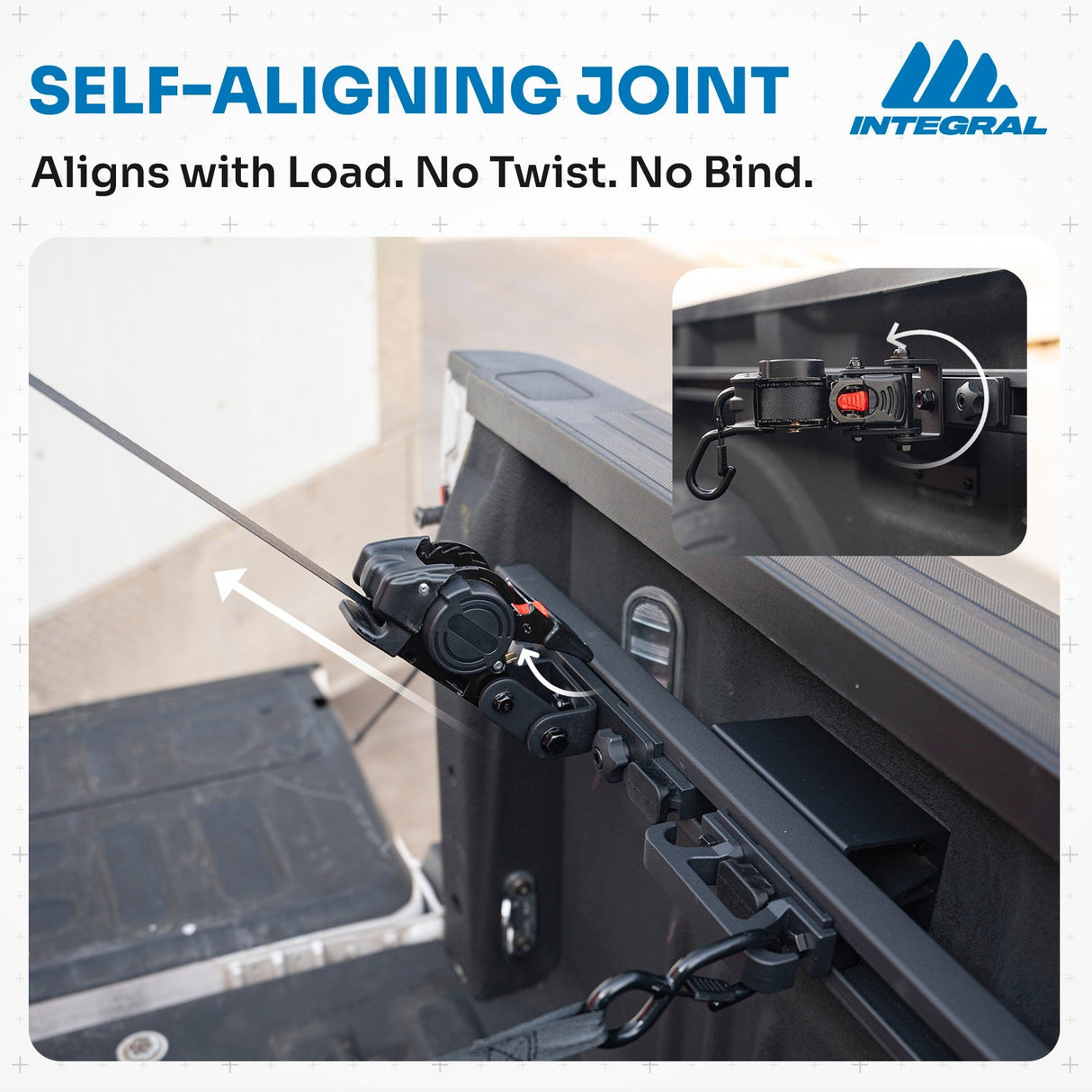 Swivel Strap™ Mounts - Integral Rail - Xtrusion Overland