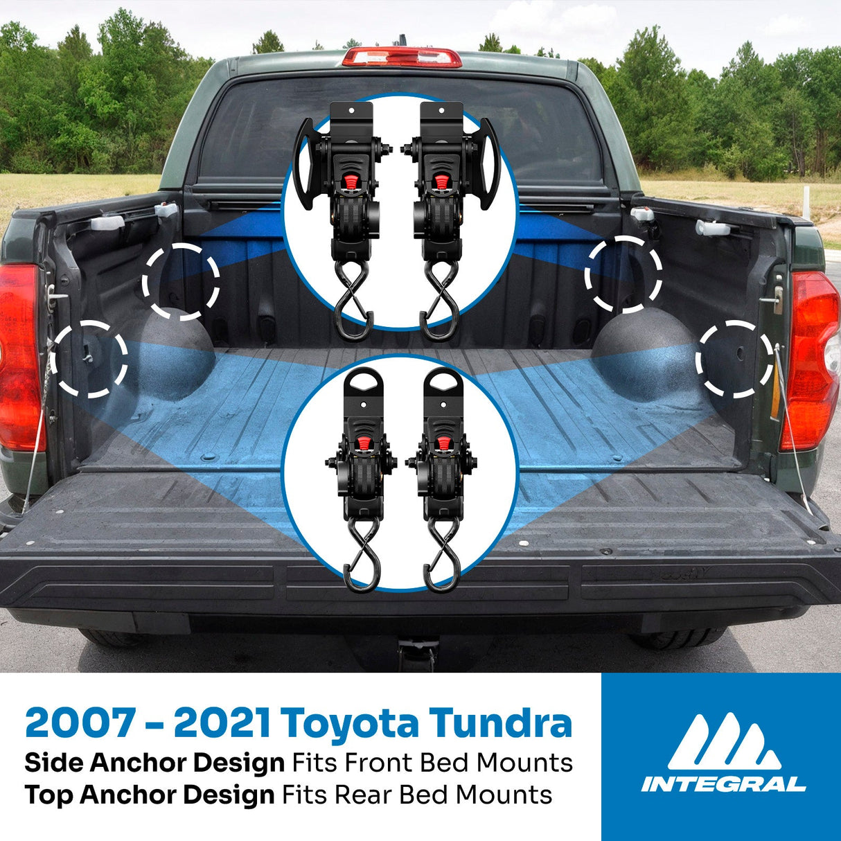 Swivel Strap™ Mounts - Toyota Tundra (2007+) - Xtrusion Overland