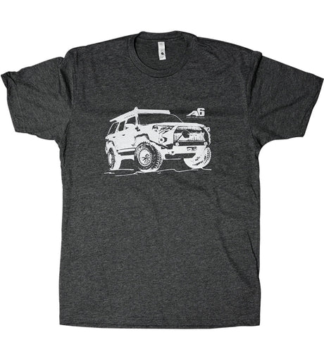 T-Shirt - Agency 6 4Runner - Charcoal Heather - Xtrusion Overland
