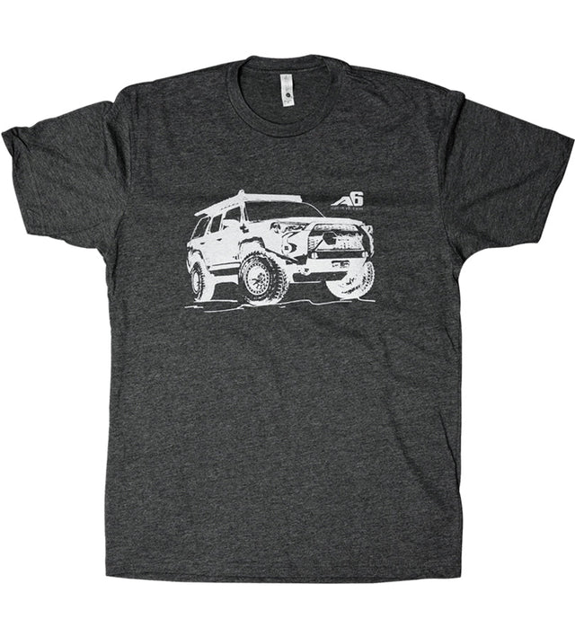 T-Shirt - Agency 6 4Runner - Charcoal Heather - Xtrusion Overland