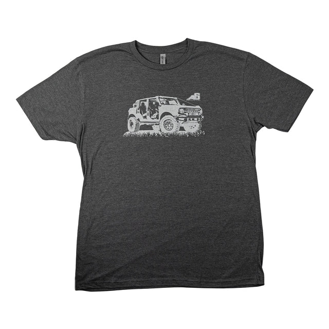 T-Shirt - Agency 6 Bronco - Charcoal Heather - Xtrusion Overland