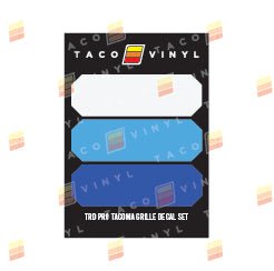 Taco Vinyl Pro Grille Decals - Xtrusion Overland