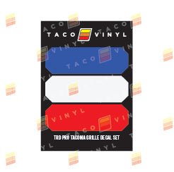 Taco Vinyl Pro Grille Decals - Xtrusion Overland