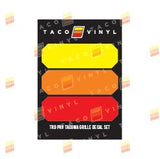 Taco Vinyl Pro Grille Decals - Xtrusion Overland