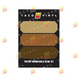 Taco Vinyl Pro Grille Decals - Xtrusion Overland