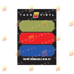 Taco Vinyl Pro Grille Decals - Xtrusion Overland