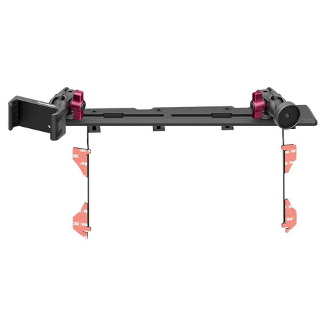 2016-2023 Toyota Tacoma Tackform Slim Track Dash Bracket With 20LITE Phone & Midland Magnetic CB Radio Mic Mounts