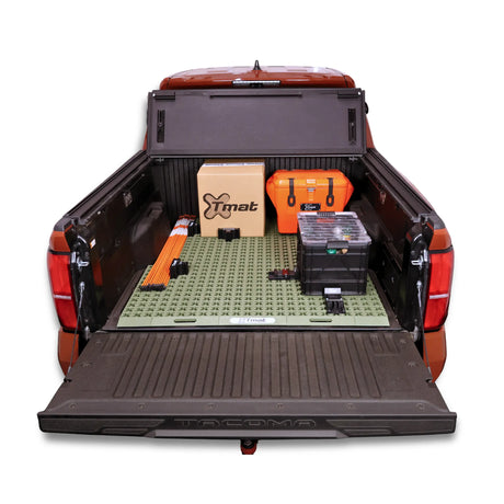 Tmat Midsize Truck Bed Organizer Slide Out Mat | Universal Fit for 5' Beds (Tacoma, Ranger, Colorado & More)