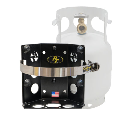 Teton LOCKER Propane Tank Bracket for 5 lb LP Bottle 8 in Diameter - Xtrusion Overland