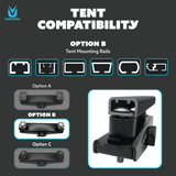 The Gatekeeper - Locking Tent Mount (Option A) - Xtrusion Overland