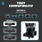 The Gatekeeper - Locking Tent Mount (Option A) - Xtrusion Overland