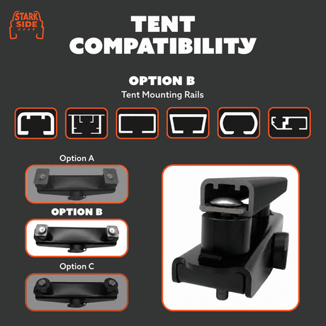 The Gatekeeper - Locking Tent Mount - Xtrusion Overland