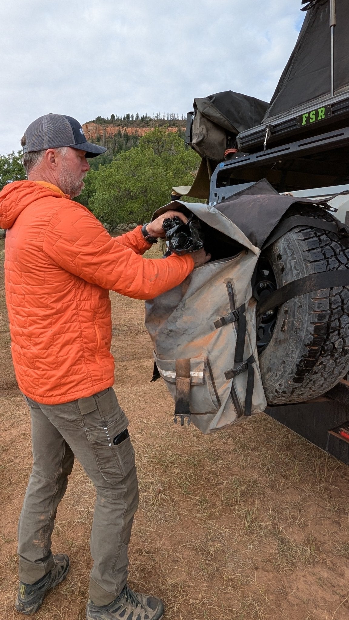 The Max Adventure Spare Tire Trash Bag - Xtrusion Overland