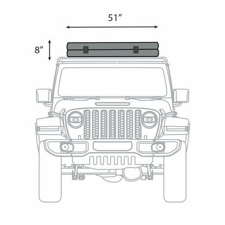 The ÖVRLNDR 2P Rooftop Tent (Black) - Xtrusion Overland