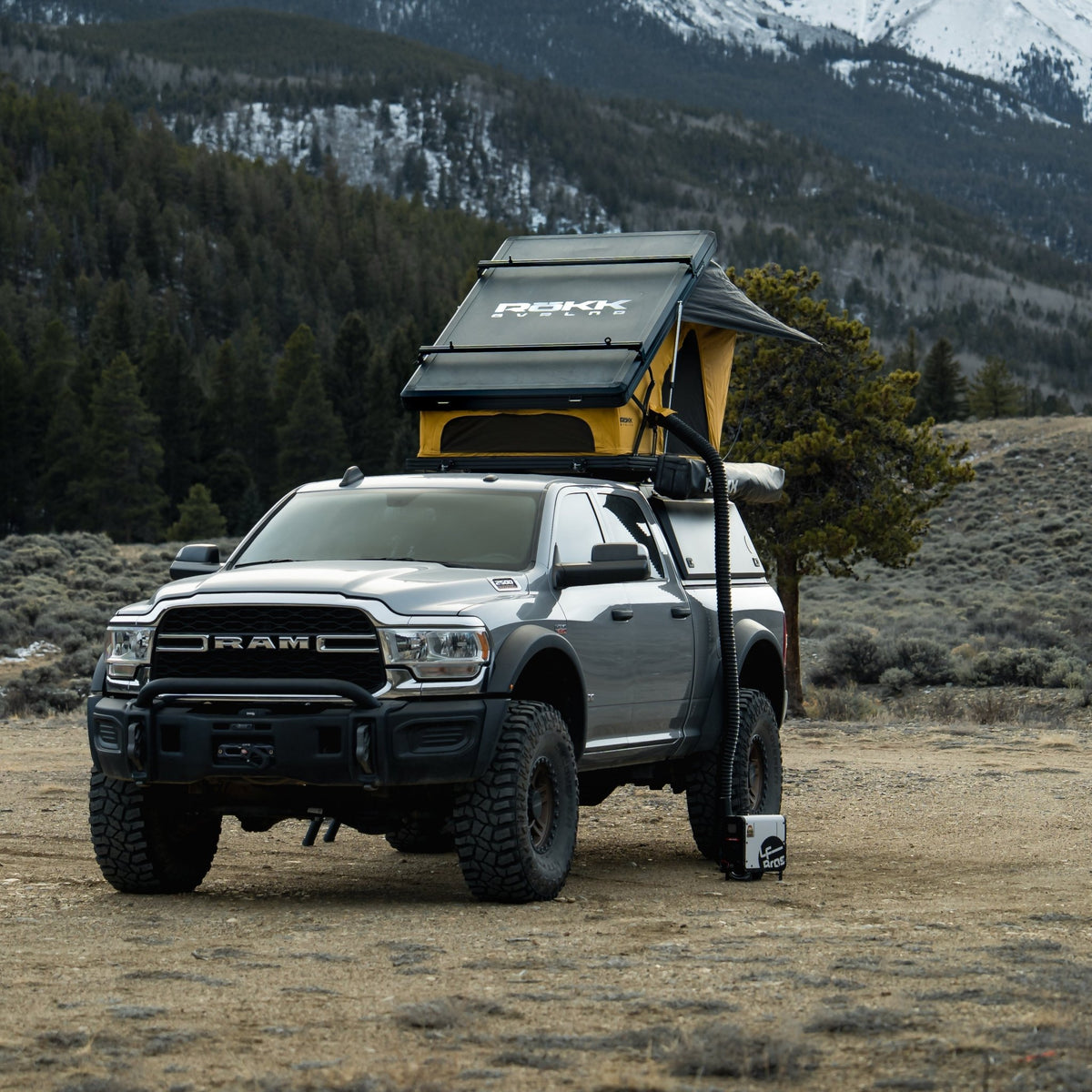 The ÖVRLNDR 2P (Tan) & FREE RTT Awning - Xtrusion Overland