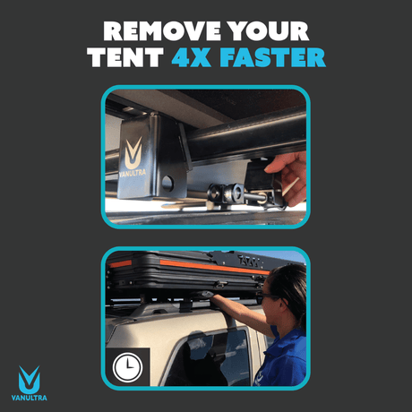 The Slipstream - Quick Release Tent Mounts (Option A) - Xtrusion Overland