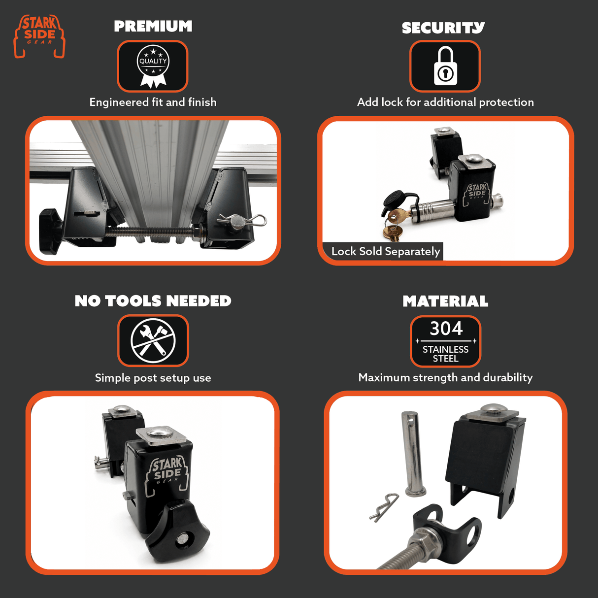 The Slipstream - Quick Release Tent Mounts (Option A) - Xtrusion Overland