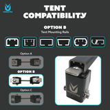 The Slipstream - Quick Release Tent Mounts (Option A) - Xtrusion Overland