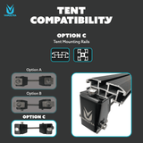 The Slipstream - Quick Release Tent Mounts (Option A) - Xtrusion Overland