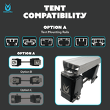 The Slipstream - Quick Release Tent Mounts (Option A) - Xtrusion Overland