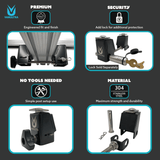 The Slipstream - Quick Release Tent Mounts (Option A) - Xtrusion Overland