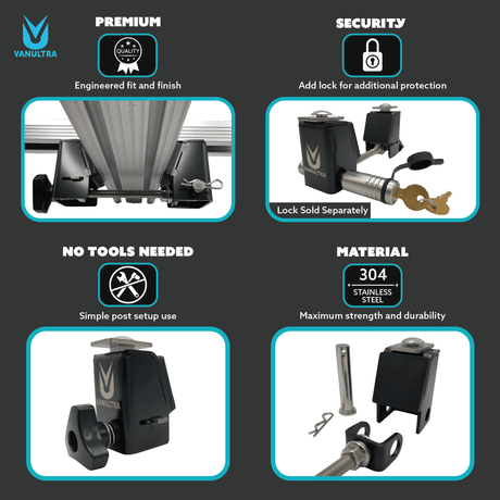 The Slipstream - Quick Release Tent Mounts (Option A) - Xtrusion Overland