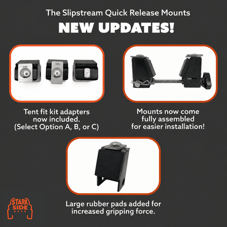 The Slipstream - Quick Release Tent Mounts (Option C) - Xtrusion Overland