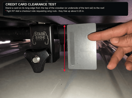The Slipstream - Quick Release Tent Mounts (Option C) - Xtrusion Overland