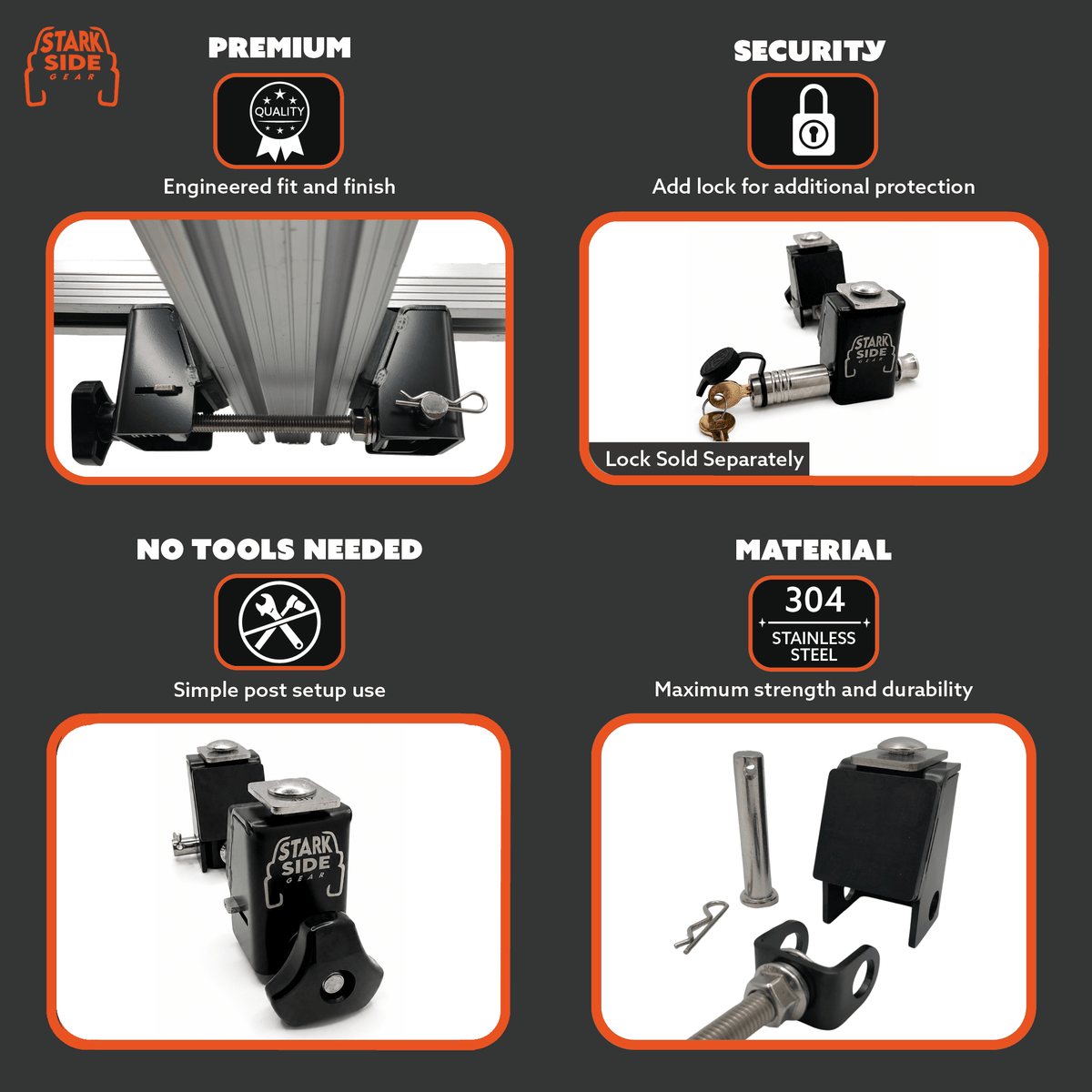 The Slipstream - Quick Release Tent Mounts (Option C) - Xtrusion Overland
