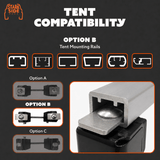 The Slipstream - Quick Release Tent Mounts - Xtrusion Overland