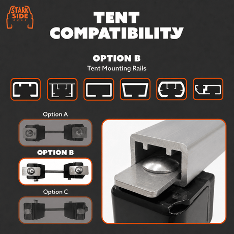 The Slipstream - Quick Release Tent Mounts - Xtrusion Overland