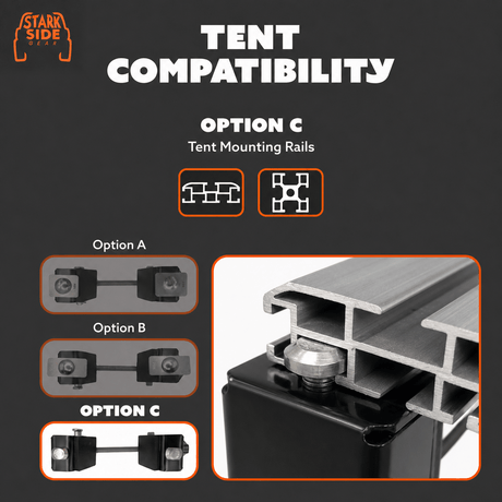 The Slipstream - Quick Release Tent Mounts - Xtrusion Overland