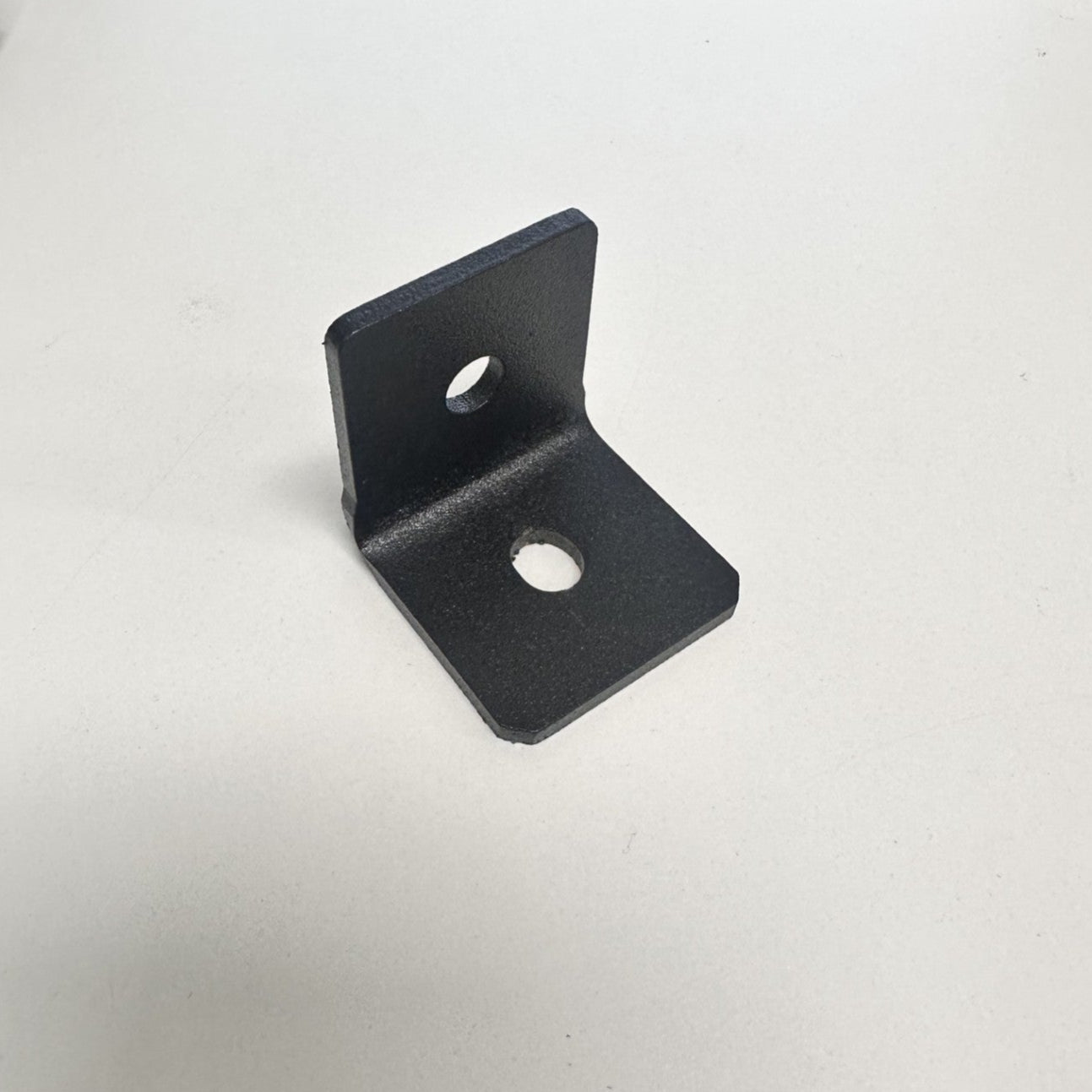 2 Hole Steel Gusset 15 Series - Black Powder Coat