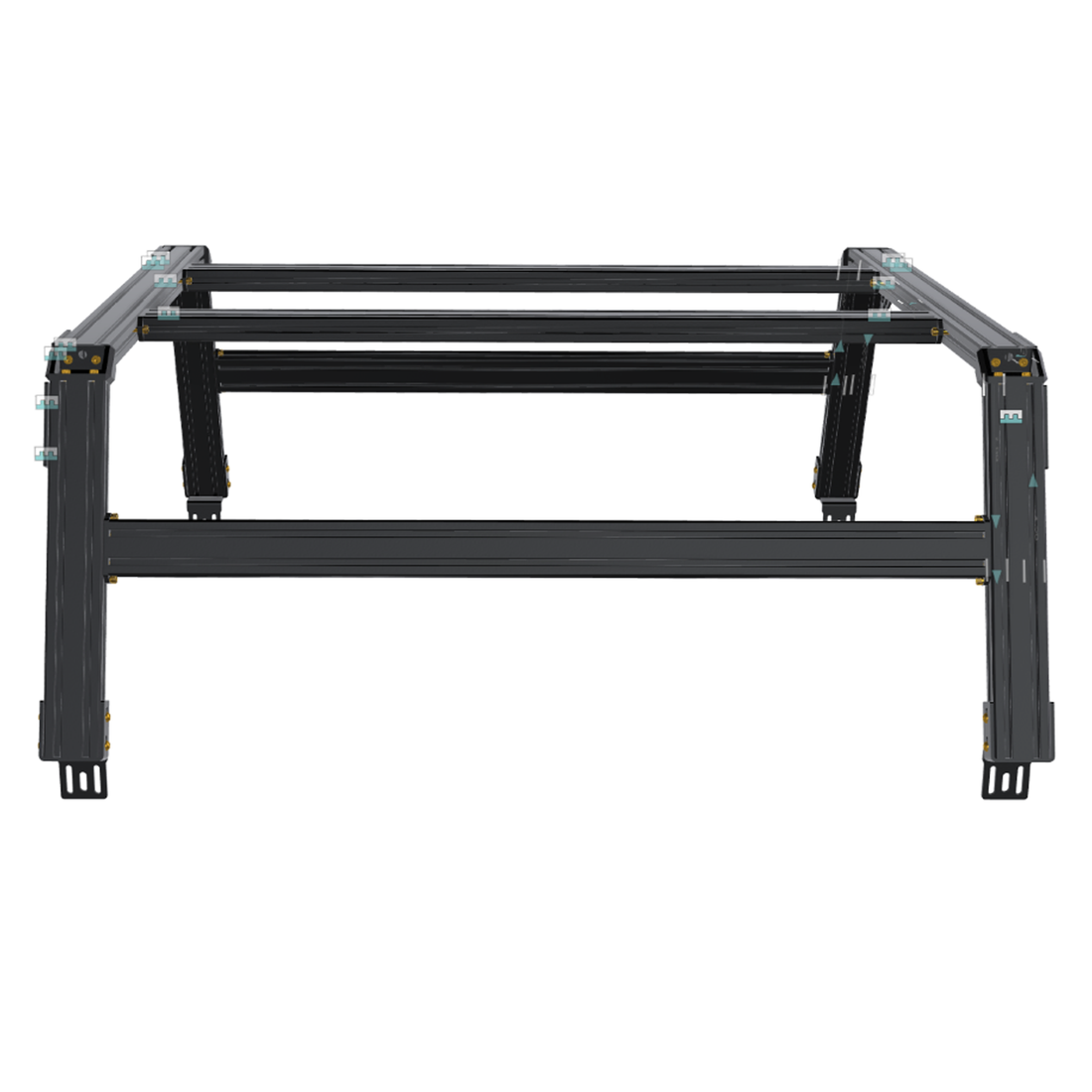 XTR1 Custom Bed Rack - Dodge Ram HD 2500 / 3500 Tapered Bed