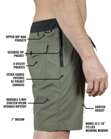 Thunderbird Short - Rye Green - Xtrusion Overland