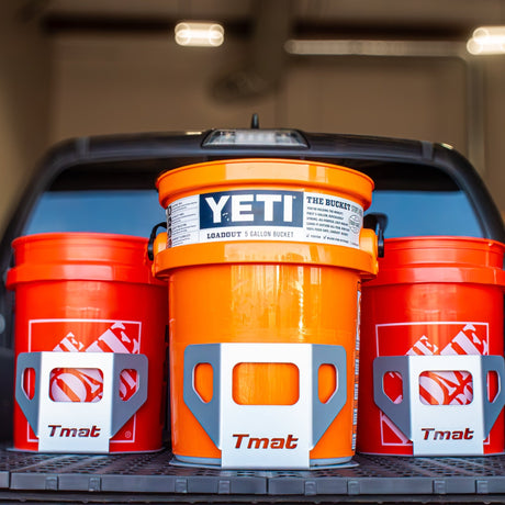 Tmat 5-Gallon Bucket Holder with Tmat Anchors - Xtrusion Overland
