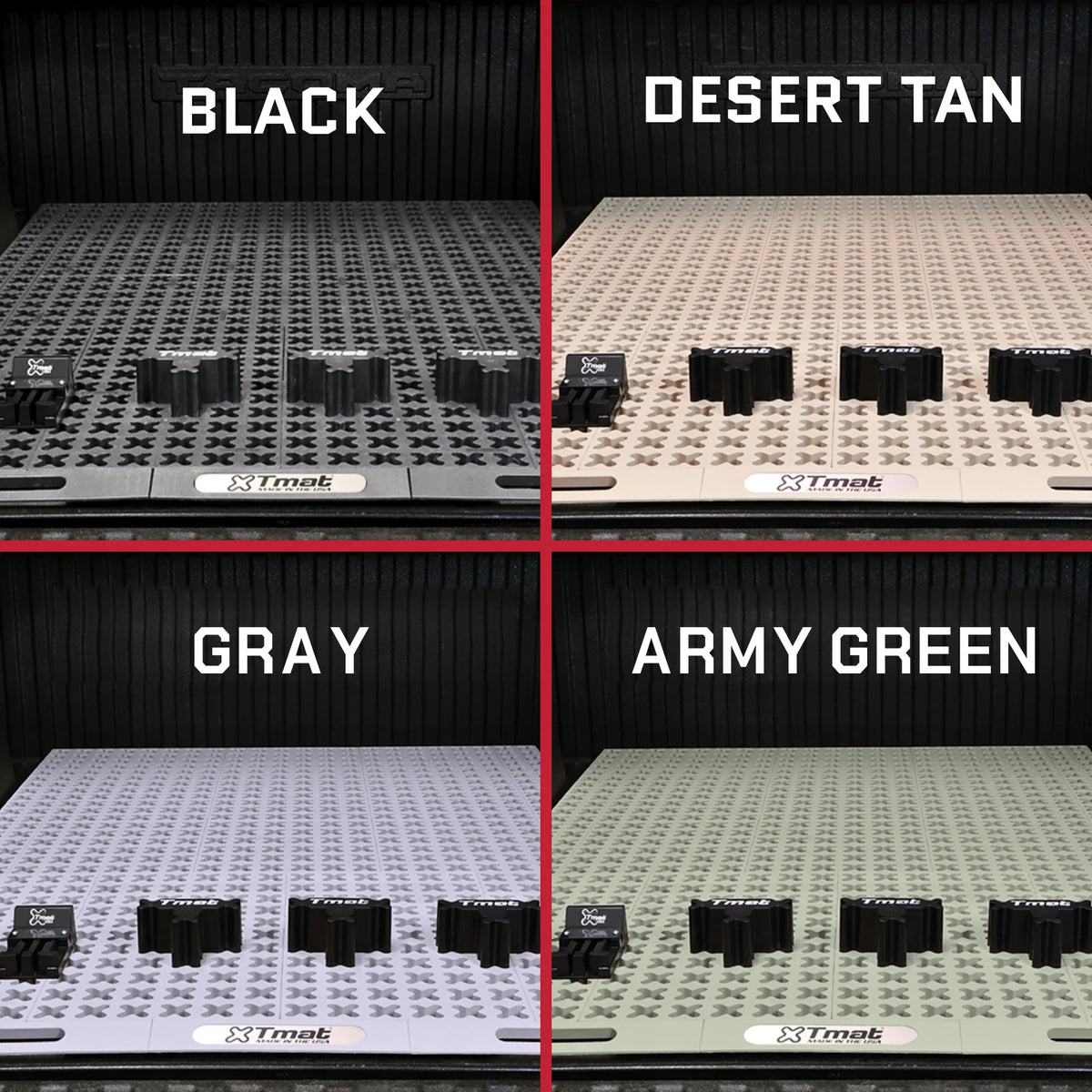 Tmat Truck Bed Organizer Slide Out Mat | Universal Fit for Short Beds 5' to 5'5"