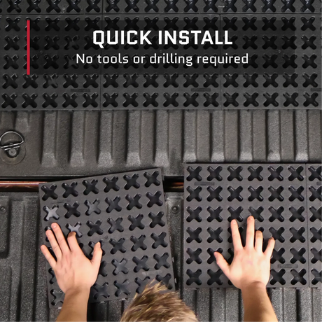 Tmat Midsize Truck Bed Organizer Slide Out Mat | Universal Fit for 5' Beds (Tacoma, Ranger, Colorado & More) - Xtrusion Overland