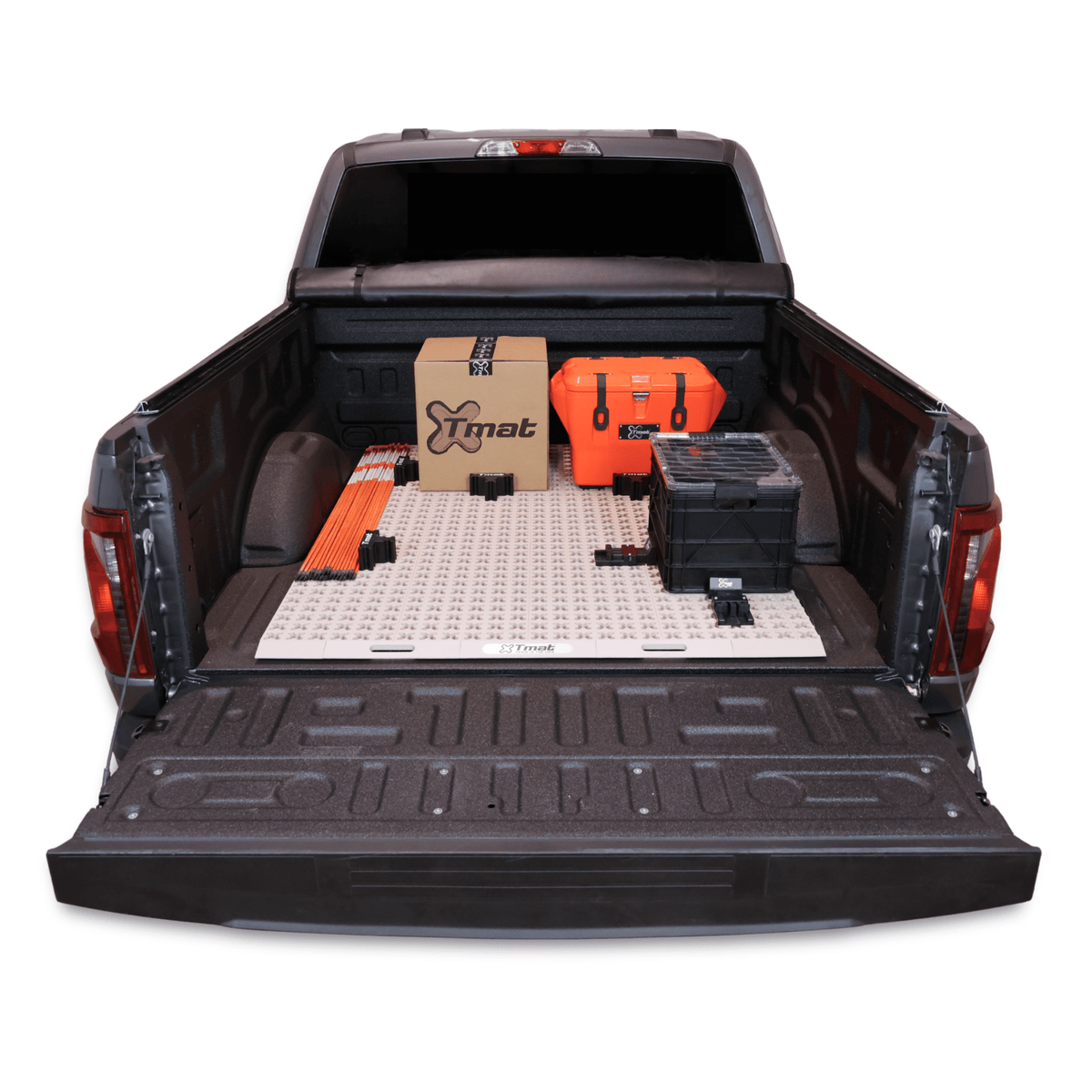 Tmat Truck Bed Organizer Slide Out Mat | Universal Fit for Long Beds 8' to 8'2" - Xtrusion Overland