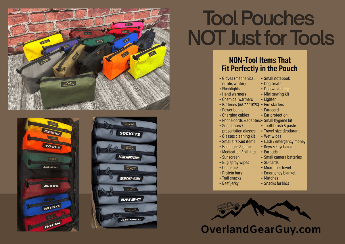 Tool Pouch - Tool Storage Bag - Xtrusion Overland