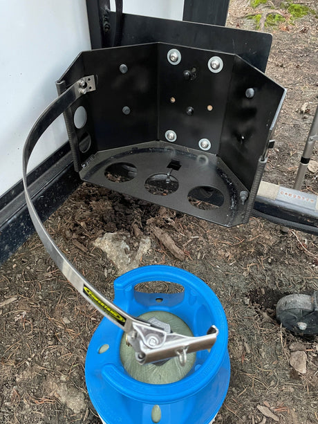 Tor LOCKER Bracket for 11 lb Squatty Propane Tank & 11 lb Viking Composite Tank - Xtrusion Overland