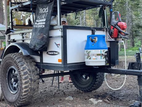 Tor LOCKER Bracket for 11 lb Squatty Propane Tank & 11 lb Viking Composite Tank - Xtrusion Overland