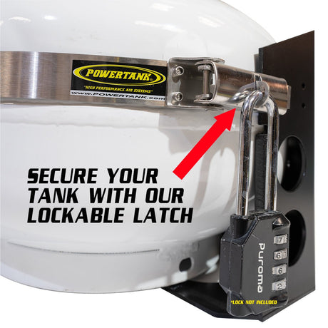 Tor LOCKER Bracket for 11 lb Squatty Propane Tank & 11 lb Viking Composite Tank - Xtrusion Overland