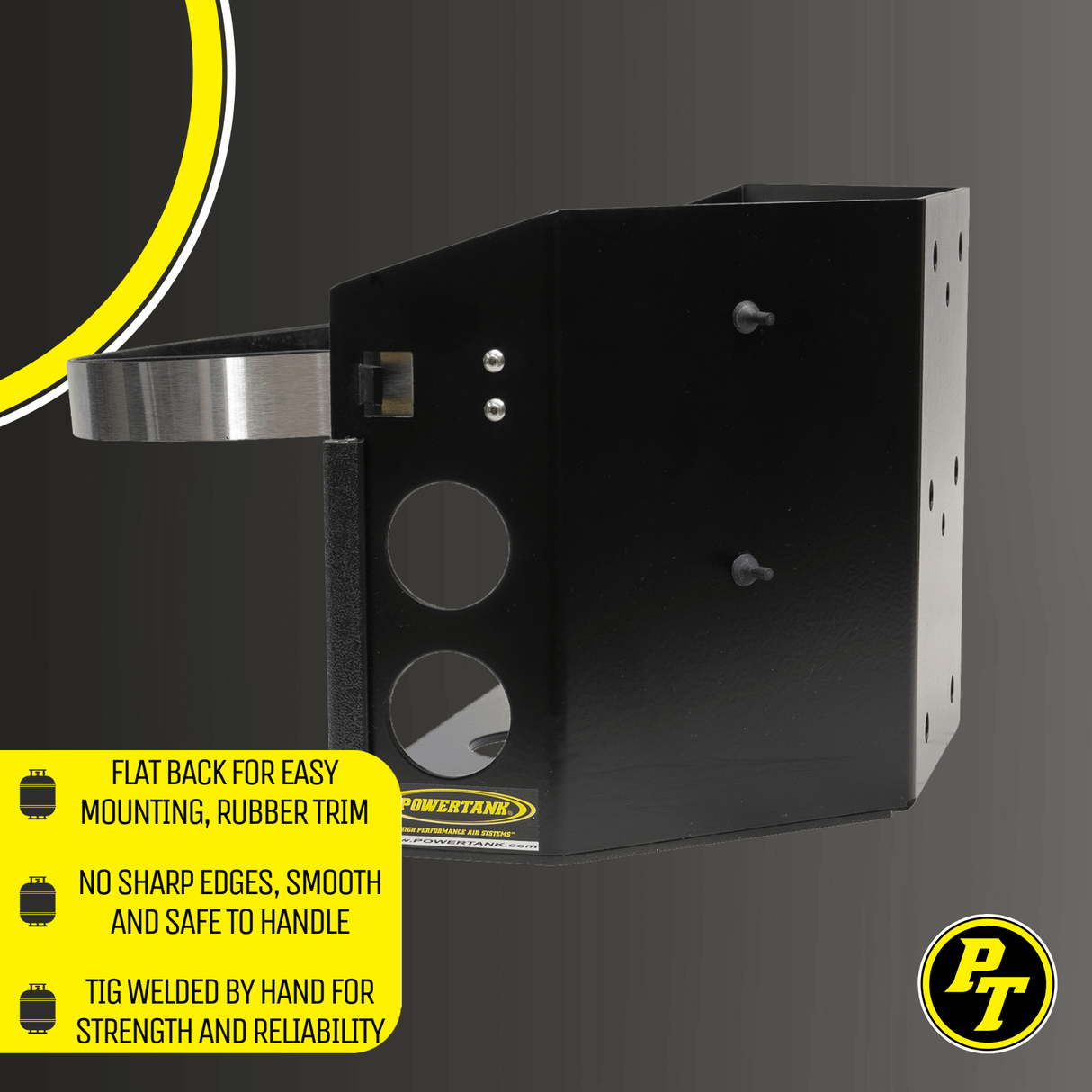 Tor LOCKER Bracket for 11 lb Squatty Propane Tank & 11 lb Viking Composite Tank - Xtrusion Overland